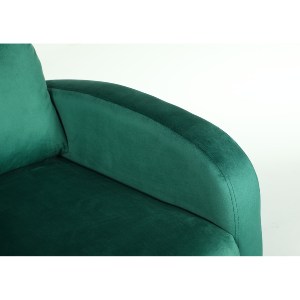 Artelibre - 14340050 ΠΟΛΥΘΡΟΝΑ ΑΝΑΚΛΙΝΟΜΕΝΗ ARTELIBRE ATRIA ΠΡΑΣΙΝΟ ΒΕΛΟΥΔΟ 67.5X90X104CM