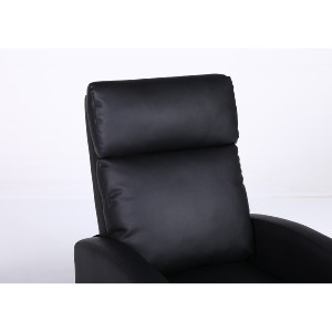 Artelibre - 14340052 ΠΟΛΥΘΡΟΝΑ ΑΝΑΚΛΙΝΟΜΕΝΗ ARTELIBRE ATRIA ΜΑΥΡΟ PU 67.5X90X104CM