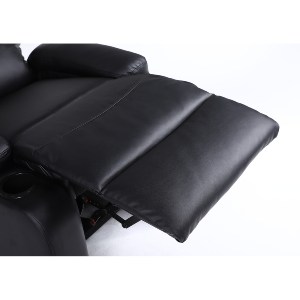 Artelibre - 14340056 ΠΟΛΥΘΡΟΝΑ ΑΝΑΚΛΙΝΟΜΕΝΗ ARTELIBRE RANA ΜΑΥΡΟ PU 80X95X103CM