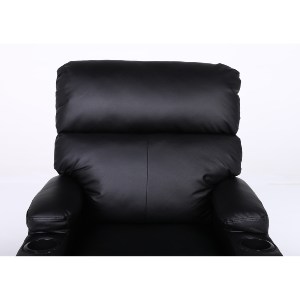 Artelibre - 14340056 ΠΟΛΥΘΡΟΝΑ ΑΝΑΚΛΙΝΟΜΕΝΗ ARTELIBRE RANA ΜΑΥΡΟ PU 80X95X103CM