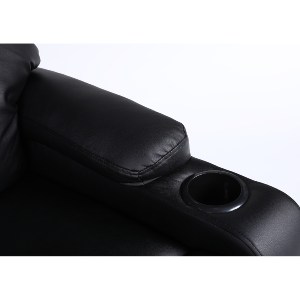 Artelibre - 14340056 ΠΟΛΥΘΡΟΝΑ ΑΝΑΚΛΙΝΟΜΕΝΗ ARTELIBRE RANA ΜΑΥΡΟ PU 80X95X103CM