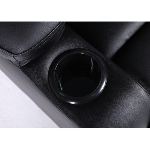 Artelibre - 14340056 ΠΟΛΥΘΡΟΝΑ ΑΝΑΚΛΙΝΟΜΕΝΗ ARTELIBRE RANA ΜΑΥΡΟ PU 80X95X103CM
