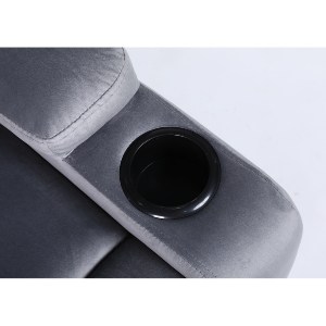 Artelibre - 14340057 ΠΟΛΥΘΡΟΝΑ ΑΝΑΚΛΙΝΟΜΕΝΗ ARTELIBRE RANA ΓΚΡΙ ΒΕΛΟΥΔΟ 80X95X103CM