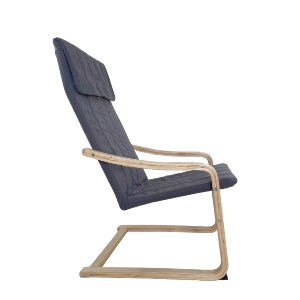 Artelibre - 14350020 ΠΟΛΥΘΡΟΝΑ ARTELIBRE NORDVIK ΓΚΡΙ/ΦΥΣΙΚΟ ΥΦΑΣΜΑ/ΞΥΛΟ 60X71X105CM