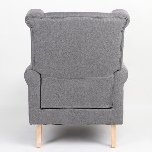 Artelibre - 14360030 ΠΟΛΥΘΡΟΝΑ ARTELIBRE OTTAVIA ΣΚΟΥΡΟ ΓΚΡΙ ΥΦΑΣΜΑ 77X80X106CM