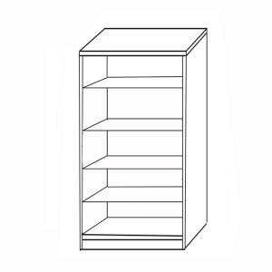 Artelibre - 14370012 ΣΥΡΤΑΡΙΕΡΑ ARTELIBRE STONECROP ΦΥΣΙΚΟ ΜΕΛΑΜΙΝΗ 60X40X97CM