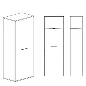 Artelibre - 14370114 ΝΤΟΥΛΑΠΑ ARTELIBRE INGVILD ΦΥΣΙΚΟ ΜΟΡΙΟΣΑΝΙΔΑ 60X40X180CM