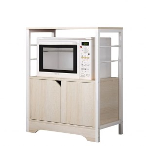Artelibre - 14370219 ΡΑΦΙΕΡΑ ΚΟΥΖΙΝΑΣ AMUR MAPLE/ΛΕΥΚΟ MDF/ΜΕΤΑΛΛΟ 60X30X70CM