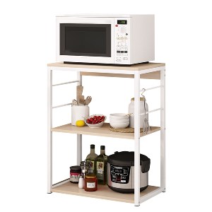 Artelibre - 14370226 ΡΑΦΙΕΡΑ ΚΟΥΖΙΝΑΣ DALL MAPLE/ΛΕΥΚΟ MDF/ΜΕΤΑΛΛΟ 50X30X71CM