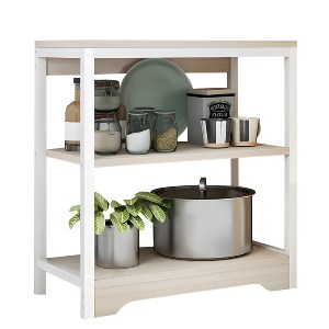 Artelibre - 14370229 ΡΑΦΙΕΡΑ ΚΟΥΖΙΝΑΣ OTTER MAPLE/ΛΕΥΚΟ MDF/ΜΕΤΑΛΛΟ 60X30X66CM