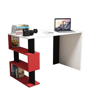 Artelibre - 14410002 ΓΡΑΦΕΙΟ ARTELIBRE AIGINA ΛΕΥΚΟ/ΚΟΚΚΙΝΟ/ΜΑΥΡΟ 120X60X75CM
