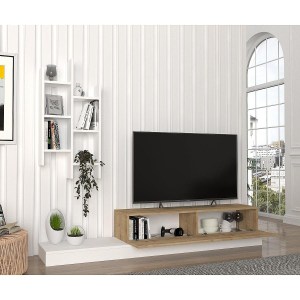 Artelibre - 14410179 ΣΥΝΘΕΤΟ ILLINOIS ΛΕΥΚΟ/SAPPHIRE ΜΟΡΙΟΣΑΝΙΔΑ 180X29.5X30.8CM