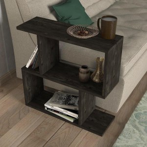 Artelibre - 14410194 ΤΡΑΠΕΖΑΚΙ ΑΚΡΗΣ ARTELIBRE MATHRAKI WENGE ΜΟΡΙΟΣΑΝΙΔΑ/ΜΕΛΑΜΙΝΗ 60X20X60CM