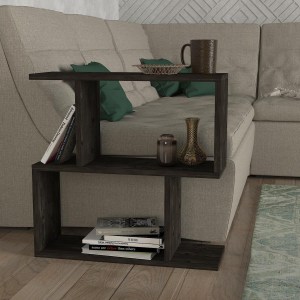 Artelibre - 14410194 ΤΡΑΠΕΖΑΚΙ ΑΚΡΗΣ ARTELIBRE MATHRAKI WENGE ΜΟΡΙΟΣΑΝΙΔΑ/ΜΕΛΑΜΙΝΗ 60X20X60CM