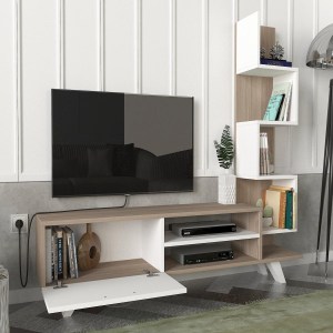 Artelibre - 14410212 ΣΥΝΘΕΤΟ ΤΗΛΕΟΡΑΣΗΣ ARTELIBRE KEROS ΛΕΥΚΟ/CORDOBA ΜΟΡΙΟΣΑΝΙΔΑ/ΜΕΛΑΜΙΝΗ 150X30X132CM