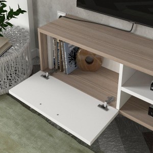 Artelibre - 14410212 ΣΥΝΘΕΤΟ ΤΗΛΕΟΡΑΣΗΣ ARTELIBRE KEROS ΛΕΥΚΟ/CORDOBA ΜΟΡΙΟΣΑΝΙΔΑ/ΜΕΛΑΜΙΝΗ 150X30X132CM