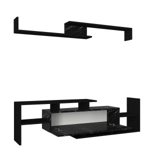 Artelibre - 14410214 ΣΥΝΘΕΤΟ ΤΗΛΕΟΡΑΣΗΣ DREAM ΜΑΥΡΟ ΜΟΡΙΟΣΑΝΙΔΑ/ΜΕΛΑΜΙΝΗ 154X25X170CM