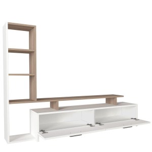 Artelibre - 14410227 ΕΠΙΠΛΟ ΤΗΛΕΟΡΑΣΗΣ ARTELIBRE ELASA ΛΕΥΚΟ/CORDOBA ΜΟΡΙΟΣΑΝΙΔΑ/ΜΕΛΑΜΙΝΗ 168X31X120CM