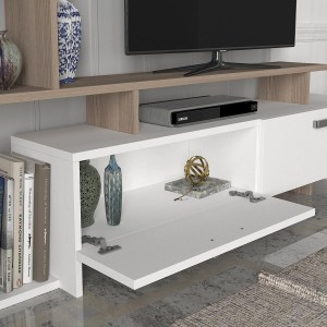 Artelibre - 14410227 ΕΠΙΠΛΟ ΤΗΛΕΟΡΑΣΗΣ ARTELIBRE ELASA ΛΕΥΚΟ/CORDOBA ΜΟΡΙΟΣΑΝΙΔΑ/ΜΕΛΑΜΙΝΗ 168X31X120CM