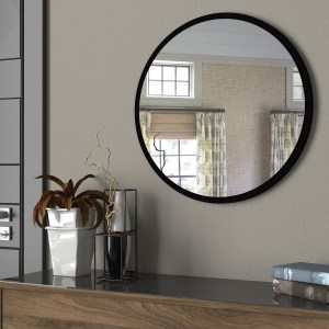 Artelibre - 14410245 ΚΑΘΡΕΠΤΗΣ ΤΟΙΧΟΥ ARTELIBRE MAKUR ΜΑΥΡΟ ΜΟΡΙΟΣΑΝΙΔΑ/ΓΥΑΛΙ 60X60CM