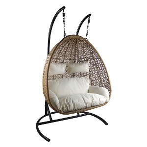 Artelibre - 14510014 ΚΟΥΝΙΑ ΠΟΛΥΘΡΟΝΑ ABRONIUS ΦΥΣΙΚΟ ΜΕΤΑΛΛΟ/RATTAN 130X68X195CM