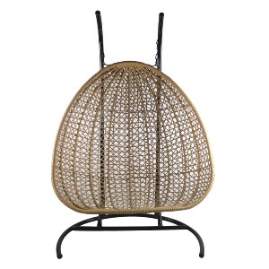 Artelibre - 14510014 ΚΟΥΝΙΑ ΠΟΛΥΘΡΟΝΑ ABRONIUS ΦΥΣΙΚΟ ΜΕΤΑΛΛΟ/RATTAN 130X68X195CM