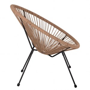Artelibre - 14510061 ΠΟΛΥΘΡΟΝΑ ΚΗΠΟΥ ARTELIBRE APRONIUS ΦΥΣΙΚΟ/ΜΑΥΡΟ RATTAN/ΜΕΤΑΛΛΟ 71X73X77CM