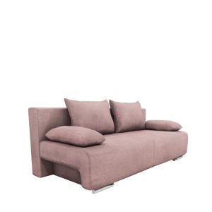 Artelibre - 14560013 ΚΑΝΑΠΕΣ ΚΡΕΒΑΤΙ ΤΡΙΘΕΣΙΟΣ ARTELIBRE GEORGIA ΑΝΟΙΧΤΟ ΜΟΒ 194X93X72CM