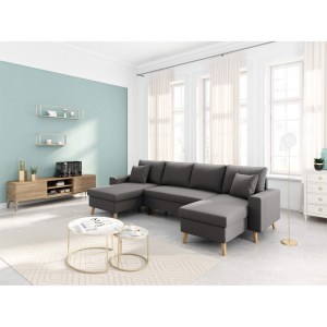 Artelibre - 14560022 ΚΑΝΑΠΕΣ ΠΟΛΥΜΟΡΦΙΚΟΣ ARTELIBRE LEMPA ΓΚΡΙ 295X148X86CM