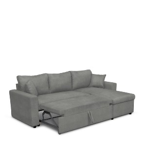 Artelibre - 14560033 ΚΑΝΑΠΕΣ ΓΩΝΙΑΚΟΣ ARTELIBRE ΑΝΑΣΤΡΕΨΙΜΟΣ ULUA ΓΚΡΙ 225X148X81CM