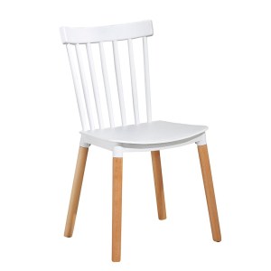 Artelibre - 14600001 ΚΑΡΕΚΛΑ ARTELIBRE FLAPPER ΛΕΥΚΟ PP/ΞΥΛΟ 42.5X49.5X84CM
