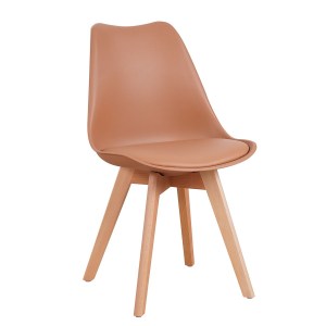 Artelibre - 14600018 ΚΑΡΕΚΛΑ ARTELIBRE GROUGH CAPPUCCINO PP/PU/ΞΥΛΟ 49X56X83CM