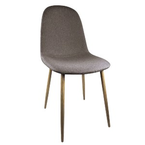 Artelibre - 14600069 ΚΑΡΕΚΛΑ ΤΡΑΠΕΖΑΡΙΑΣ ARTELIBRE TOUKAN ΚΑΦΕ/ΦΥΣΙΚΟ ΥΦΑΣΜΑ/ΜΕΤΑΛΛΟ 53X44X86CM