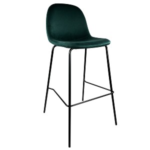 Artelibre - 14600110 ΣΚΑΜΠΟ BAR ARTELIBRE BROOKLYN ΚΥΠΑΡΙΣΣΙ/ΜΑΥΡΟ ΒΕΛΟΥΔΟ/ΜΕΤΑΛΛΟ 47X51X96CM