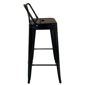 Artelibre - 14600132 ΣΚΑΜΠΟ BAR ARTELIBRE ΒΙΟΜΗΧΑΝΙΚΟΥ ΤΥΠΟΥ VINTAGE MOLERO ΜΑΥΡΟ ΜΕΤΑΛΛΟ 43X43X94CM