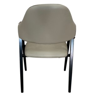 Artelibre - 14600149 ΚΑΡΕΚΛΑ ΤΡΑΠΕΖΑΡΙΑΣ ARTELIBRE SOLANA CAPPUCCINO/ΜΑΥΡΟ PU/ΜΕΤΑΛΛΟ 51X51X81CM
