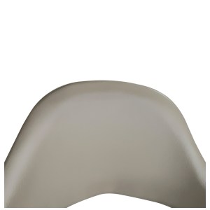 Artelibre - 14600149 ΚΑΡΕΚΛΑ ΤΡΑΠΕΖΑΡΙΑΣ ARTELIBRE SOLANA CAPPUCCINO/ΜΑΥΡΟ PU/ΜΕΤΑΛΛΟ 51X51X81CM