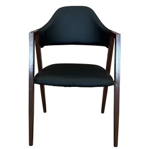 Artelibre - 14600151 ΚΑΡΕΚΛΑ ΤΡΑΠΕΖΑΡΙΑΣ ARTELIBRE SOLANA ΜΑΥΡΟ/ΚΑΡΥΔΙ PU/ΜΕΤΑΛΛΟ 51X51X81CM