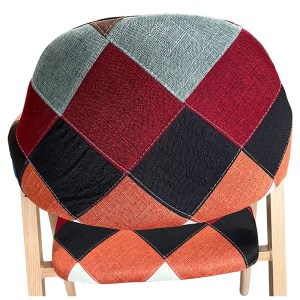 Artelibre - 14600152 ΚΑΡΕΚΛΑ ΤΡΑΠΕΖΑΡΙΑΣ ARTELIBRE SOLANA PATCHWORK ΥΦΑΣΜΑ/ΜΕΤΑΛΛΟ 51X51X81CM