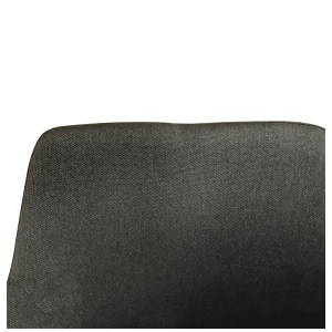 Artelibre - 14600158 ΚΑΡΕΚΛΑ ΤΡΑΠΕΖΑΡΙΑΣ ARTELIBRE LUZIA ΓΚΡΙ/ΦΥΣΙΚΟ ΥΦΑΣΜΑ/ΜΕΤΑΛΛΟ 57X60X78CM