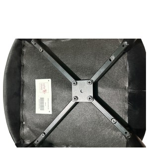 Artelibre - 14600168 ΚΑΡΕΚΛΑ ΤΡΑΠΕΖΑΡΙΑΣ ARTELIBRE BRISA ΜΑΥΡΟ ΒΕΛΟΥΔΟ/ΜΕΤΑΛΛΟ 53X60X85CM