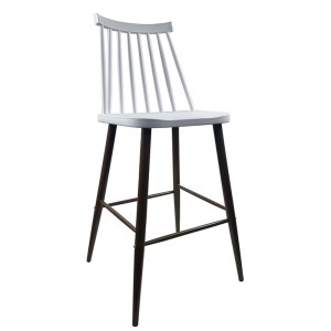 Artelibre - 14600192 ΣΚΑΜΠΟ BAR ARTELIBRE MARANTA ΛΕΥΚΟ/ΚΑΡΥΔΙ PP/ΜΕΤΑΛΛΟ 45X46X97CM