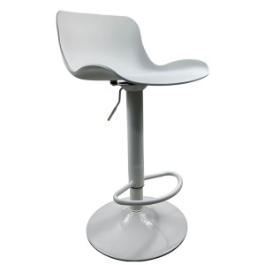 Artelibre - 14600195 ΣΚΑΜΠΟ BAR ARTELIBRE QUERIDA ΛΕΥΚΟ PP/ΜΕΤΑΛΛΟ 44X45X58/81-79/102CM