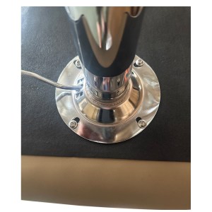 Artelibre - 14600200 ΣΚΑΜΠΟ BAR ARTELIBRE ENCANTA ΛΕΥΚΟ/ΧΡΩΜΙΟ PU/ΜΕΤΑΛΛΟ 41X50X59/94-80/115CM