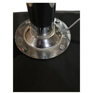 Artelibre - 14600202 ΚΑΡΕΚΛΑ ΕΡΓΑΣΙΑΣ ARTELIBRE FIRMEZA ΛΕΥΚΟ/ΧΡΩΜΙΟ PU/ΜΕΤΑΛΛΟ 47X47X67/78CM