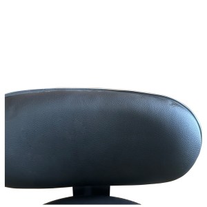 Artelibre - 14600203 ΚΑΡΕΚΛΑ ΕΡΓΑΣΙΑΣ ARTELIBRE FIRMEZA ΜΑΥΡΟ/ΧΡΩΜΙΟ PU/ΜΕΤΑΛΛΟ 47X47X67/78CM