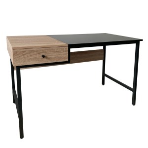 Artelibre - 14610020 ΓΡΑΦΕΙΟ ARTELIBRE KANE ΦΥΣΙΚΟ/ΜΑΥΡΟ PVC/ΜΕΤΑΛΛΟ 120X60X75CM