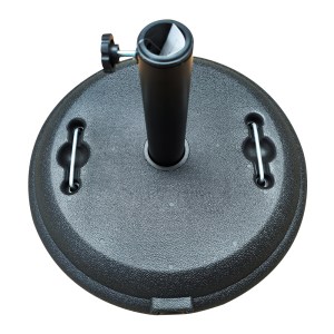 Artelibre - 14660079 ΒΑΣΗ ΟΜΠΡΕΛΑΣ ARTELIBRE KODIAK 22KG ΜΑΥΡΟ ΤΣΙΜΕΝΤΟ/ΠΛΑΣΤΙΚΟ 46.5X33CM