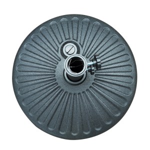 Artelibre - 14660080 ΒΑΣΗ ΟΜΠΡΕΛΑΣ ARTELIBRE HAINAN 2.1KG ΜΑΥΡΟ ΠΛΑΣΤΙΚΟ 51X12X51CM