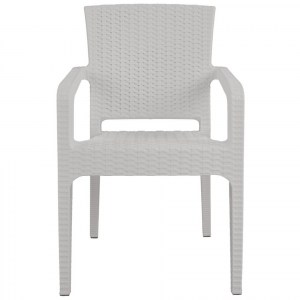 Artelibre - 14720001 ΚΑΡΕΚΛΑ ΚΗΠΟΥ ΛΕΥΚΟ RATTAN 58X55X87CM